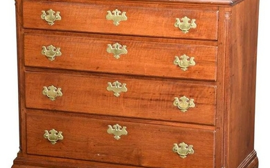 American Chippendale Walnut Chest of Drawers