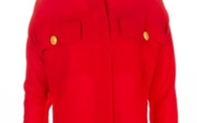 A Gianni Versace Red Shirt