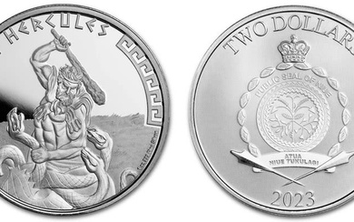 999 pure silver coin Hercules 1 ounce NEW LIMITED EDITION...