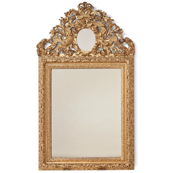 A Baroque mirror.