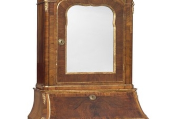 A Danish late Rococo walnut marquetry bureau cabinet. C. 1760. H. 245 cm. W. 148 cm. D 74 cm.