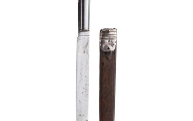 A French mountable hunting knife, mid-19th century