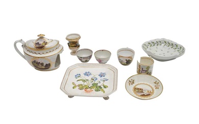 A GROUP OF 18TH AND EARLY 19TH CENTURY CERAMICS