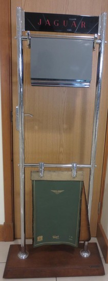 A Jaguar Showroom samples display stand frame