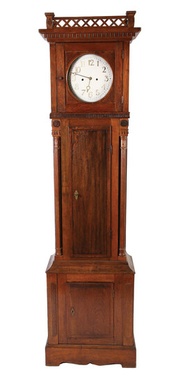 A LONGCASE CLOCK PROBABLY SCANDINAVIAN, CIRCA 1890