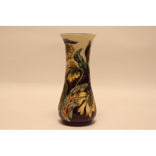 A Moorcroft Vase designed by Philip Gibson in the Comfrey pa...