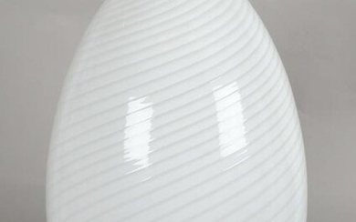 A Murano Vetri Egg Form Glass Lamp