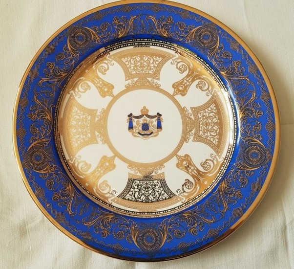 A Very Rare Royal Worcester Sikh Antique Plate