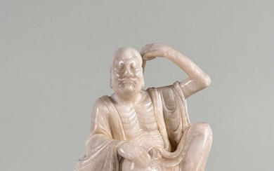 A fine carved figure - Soapstone - China - 20th century