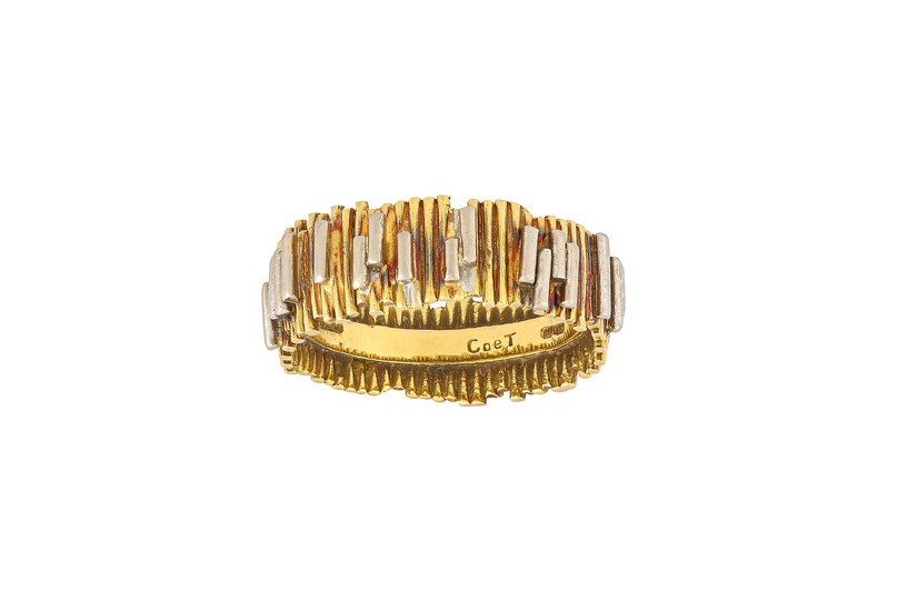 A gold band ring, by Charles de Temple, 1973