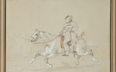ALFRED DE DREUX (PARIS 1810-1860), Chasseur à cheval