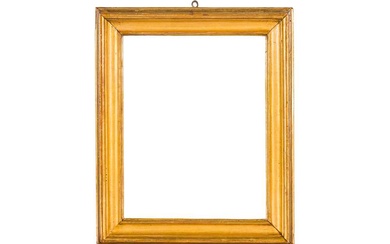 AN ITALIAN 19TH CENTURY SALVATOR ROSA GILDED MOULDING FRAME