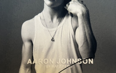 Aaron Johnson signed photo