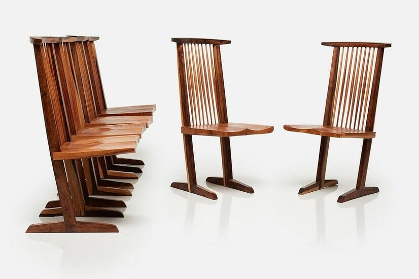 After George Nakashima, Dining Chairs (6)