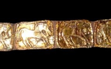 Amlash-Marlik Gold - Set of 6 gold ornaments - 1000 BC