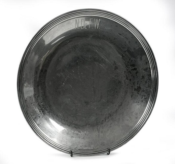 An American Sterling Silver Round Tray.