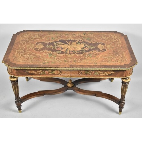 An Early 20th Century French Ormolu Mounted and Inlaid Kingw...