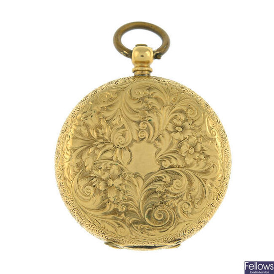An early 20th century 18ct gold pocket watch.