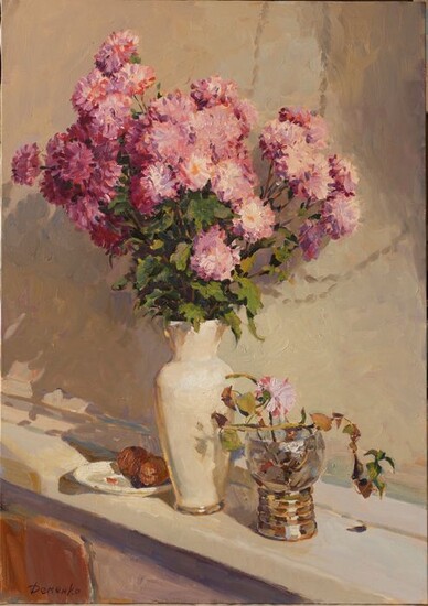 Anatoly Demenko (b. 1980) - The Сhrysanthemums