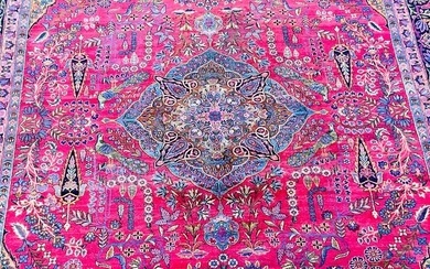 Antique Kirman Lavar carpet 265 x 365 cm - Wool on Wool - Early 20th century