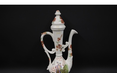 Antique Porcelain Ewer with Chinese Pattern. Believed to hav...