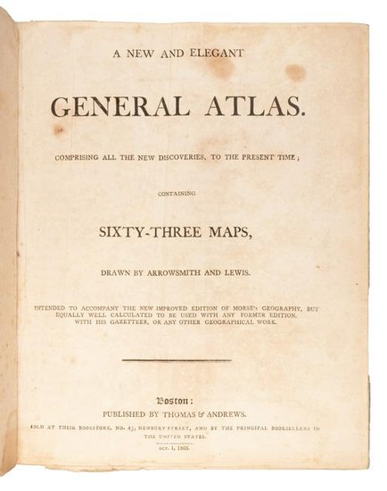 Arrowsmith & Lewis Atlas 1805
