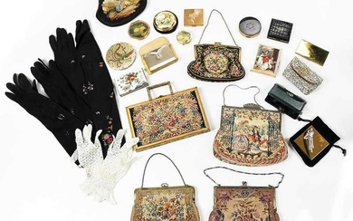 Assorted Group of Vintage Purses and Accessories