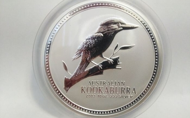 Australia. 10 Dollars 2003 Kookaburra - 10 Oz