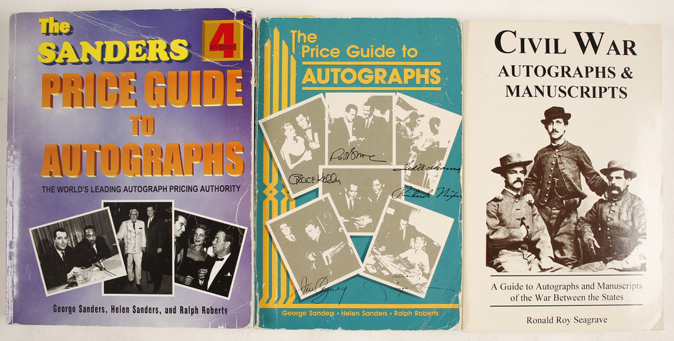Autographs & Manuscripts, Price Guides #63406