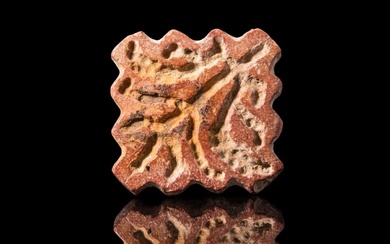BACTRIAN STONE STAMP SEAL DEPICTING THE TREE OF LIFE