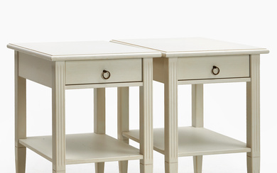 BEDSIDE TABLES, 1 pair, Englesson.
