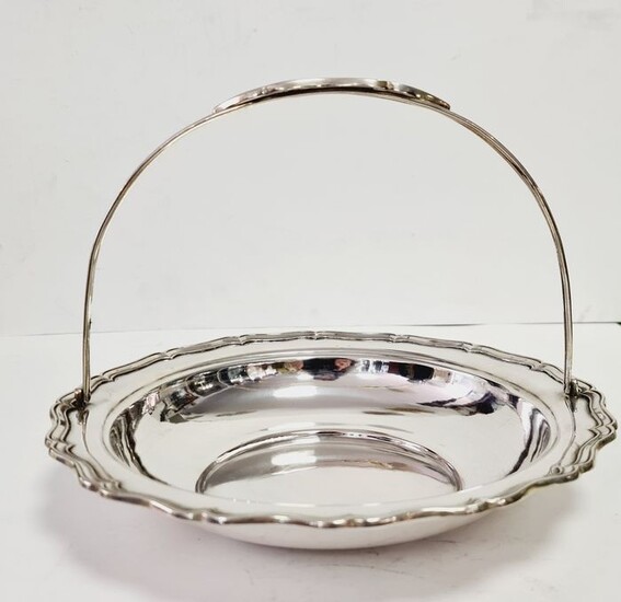 Basket, 25.5cm - .833 silver - Portugal - Mid 20th century