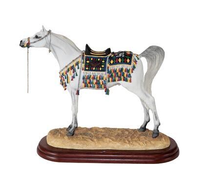 Border Fine Arts Studio Arab, Standing (with Authentic Saddle), model...