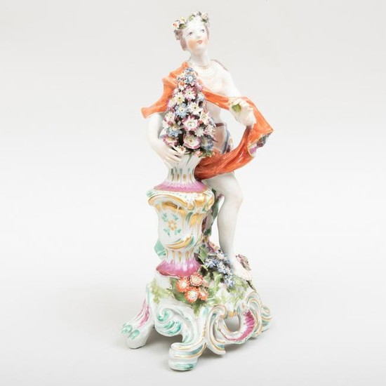 Bow Porcelain Figure Emblematic of Smell