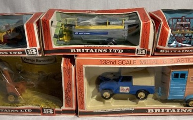 Britains: A collection of assorted Britains Farm implements to include:...