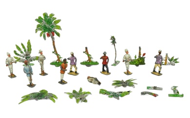 COLLECTION OF VINTAGE HEYDE LEAD TOY MODEL FIGURES