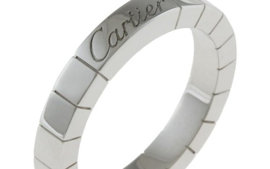 Cartier CARTIER Laniere #49 Ring No. 9 18K K18 White Gold Women's