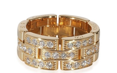 Cartier Maillon Panthere Band in 18k Yellow Gold 0.53 CTW