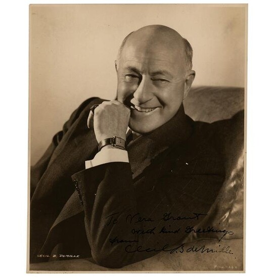 Cecil B. deMille Signed Photograph