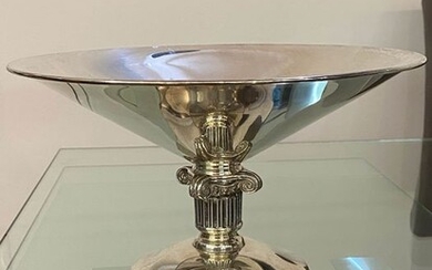 Centerpiece, Tazza, center table (1) - .925 silver - CESA - Italy - Second half 20th century
