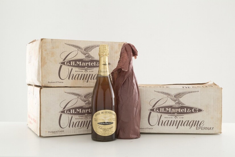 Champagne Epernay GH MARTEL & Co. Cuvée du Centenaire...