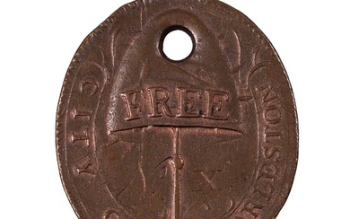 Charleston "Free Badge" c. 1785