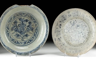 Chinese Ming Blue-On-White Porcelain Bowls