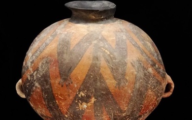 Chinese Neolithic Yangshao Urn - Majiayao Culture 3300 / 2050 BC