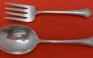 Chippendale by Towle Sterling Silver Baby Set Spoon and Fork 4 3/8" Infant