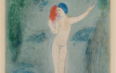 Chloe's Kiss (Mourlot 316; See Cramer Books 46), Marc Chagall