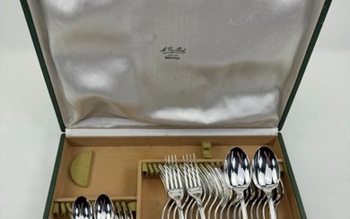 Christofle - Cutlery set for 12 (36) - Malmaison - Silverplate