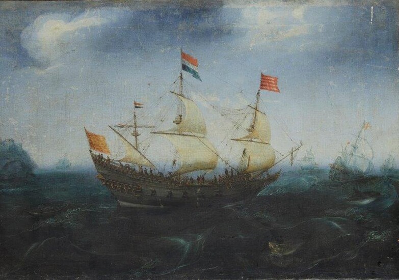 Circle of Hendrick Cornelisz Vroom, Dutch 1562-1640-...