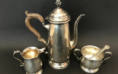 Coffee and tea service - .925 silver - Black Starr & Gorham - U.S. - First half 20th century