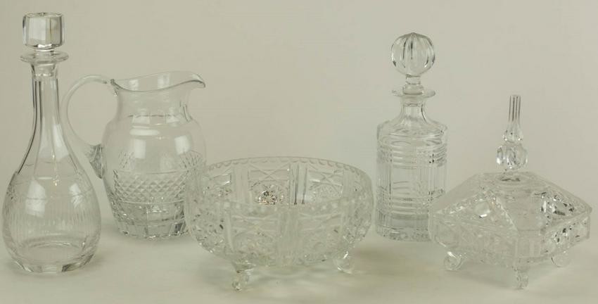 Collection Czech Crystal & Cut Glass Containers